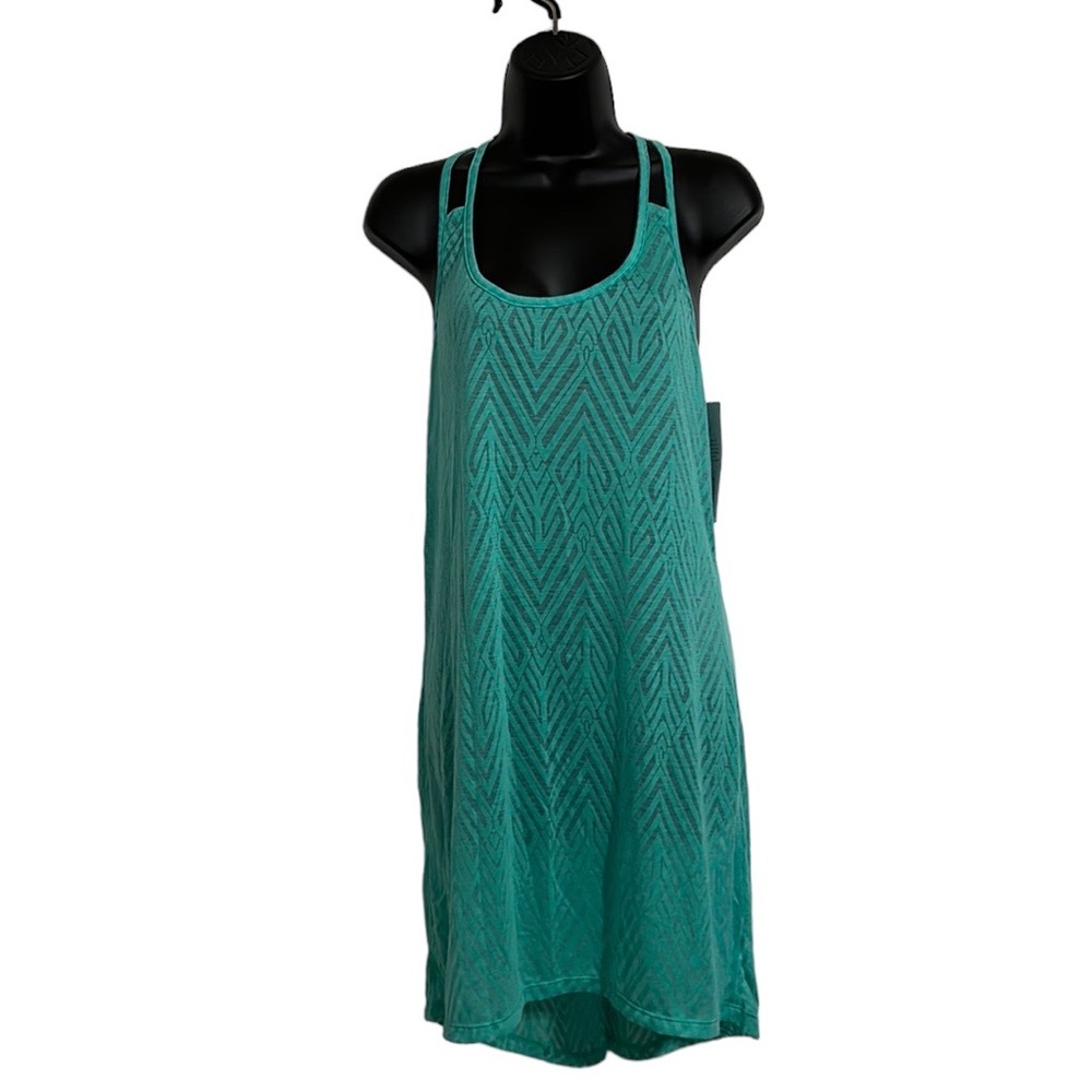 NWT Balance Collection Sheer Plush Green Swim Cover-Up Sz M